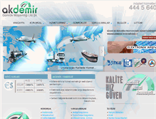 Tablet Screenshot of akdemirgumruk.com
